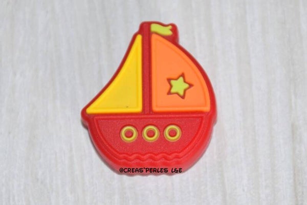 Bateau silicone rouge