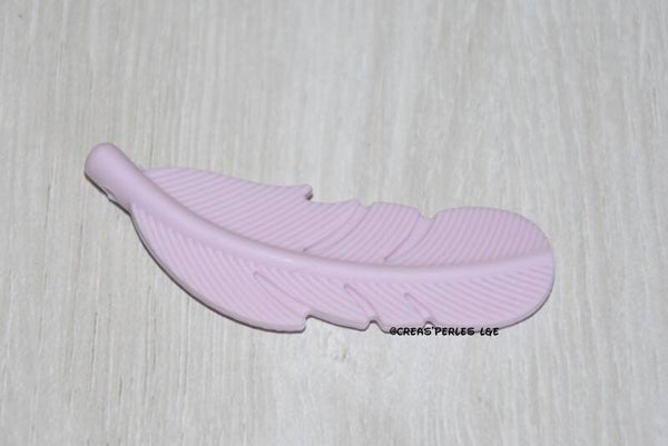 Plume silicone lilas