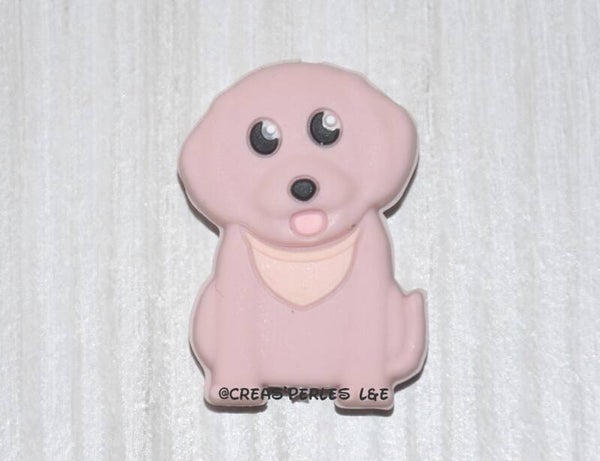 Chien silicone taupe