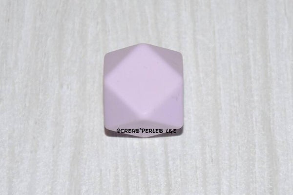 Hexagone silicone lilas