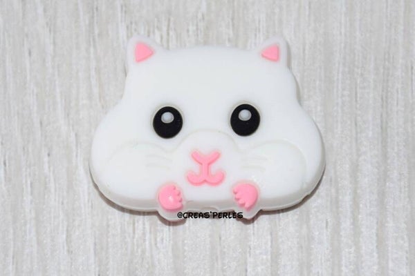 Hamster silicone blanc