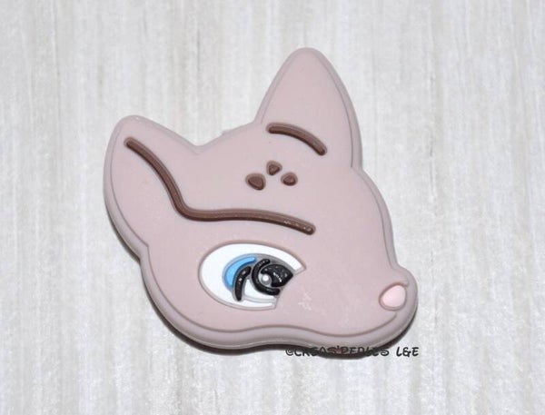Tête de biche silicone taupe