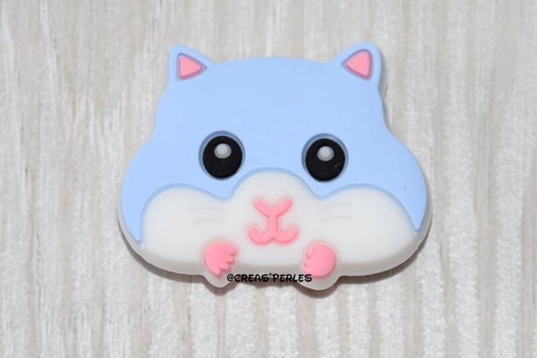 Hamster silicone bleu clair