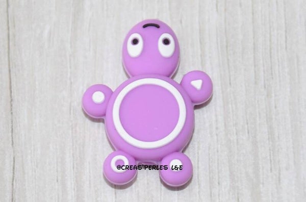 Tortue silicone violet