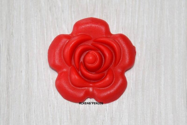 Grande rose silicone rouge