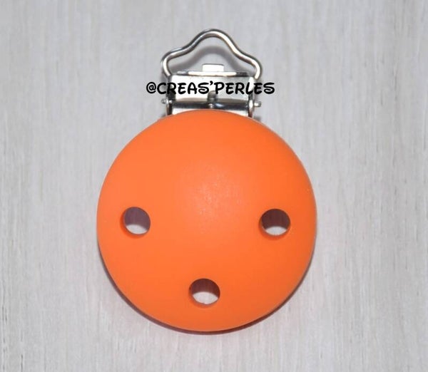 Clip silicone orange