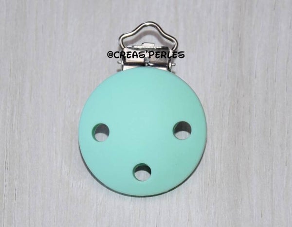 Clip silicone menthe