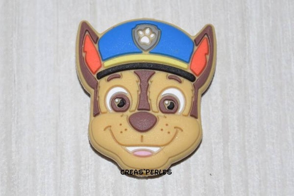 Chien policier silicone moka