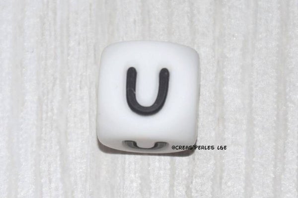 U silicone BLANC