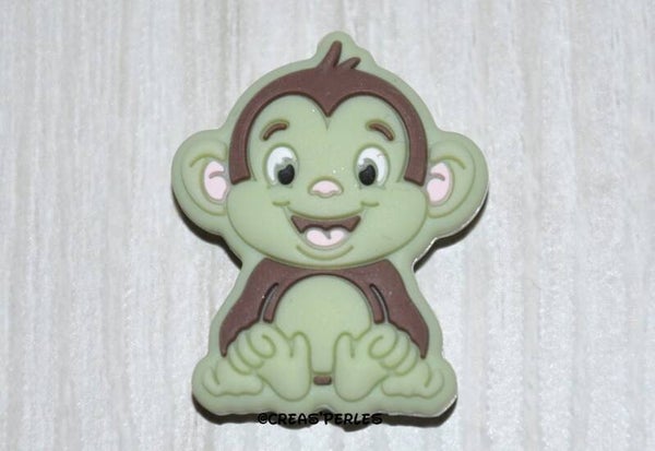 Singe silicone vert pale