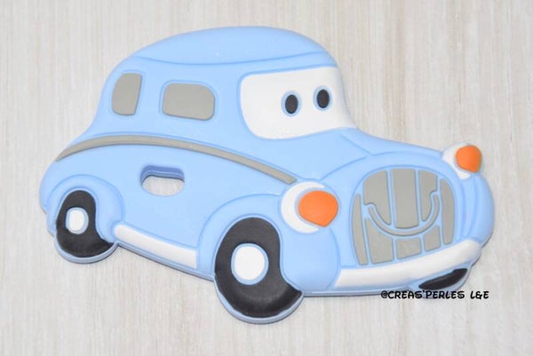 Anneau de dentition voiture bleu clair