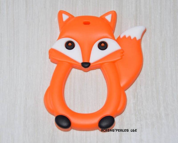 Anneau de dentition renard orange