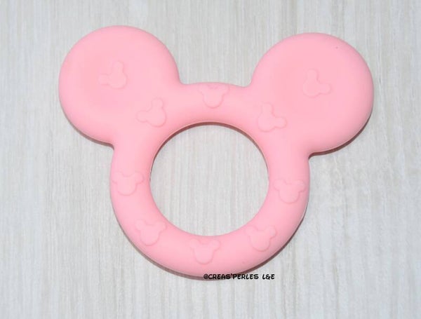 Anneau de dentition souris rose candy
