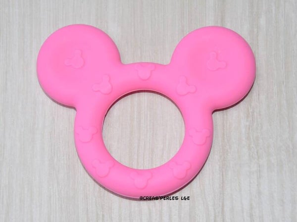 Anneau de dentition souris rose moyen