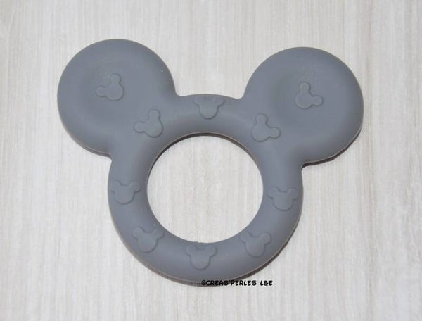 Anneau de dentition souris gris foncé