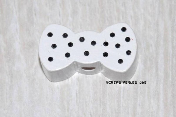Noeud papillon bois blanc