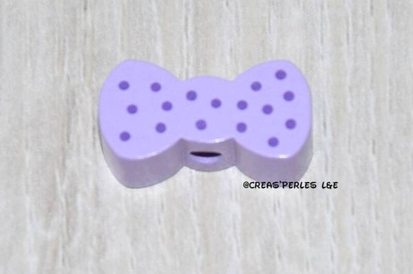 Noeud papillon bois lilas