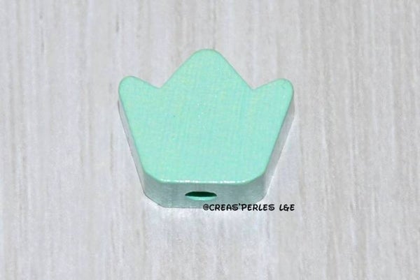 Perle petite couronne menthe