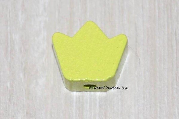 Perle petite couronne vert clair