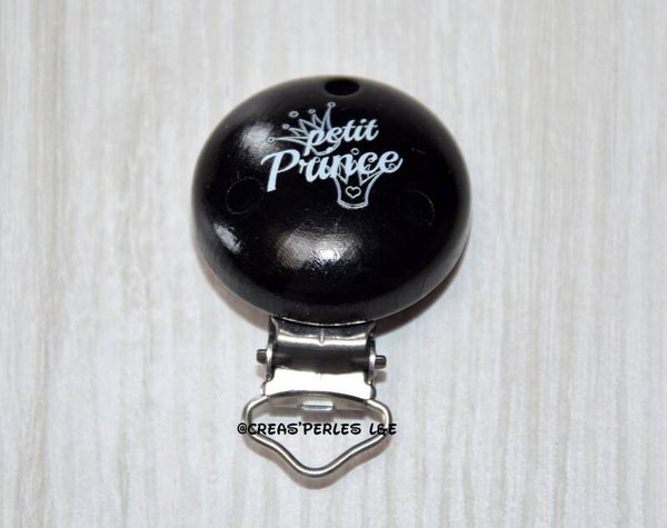 Clip bois petit prince noir