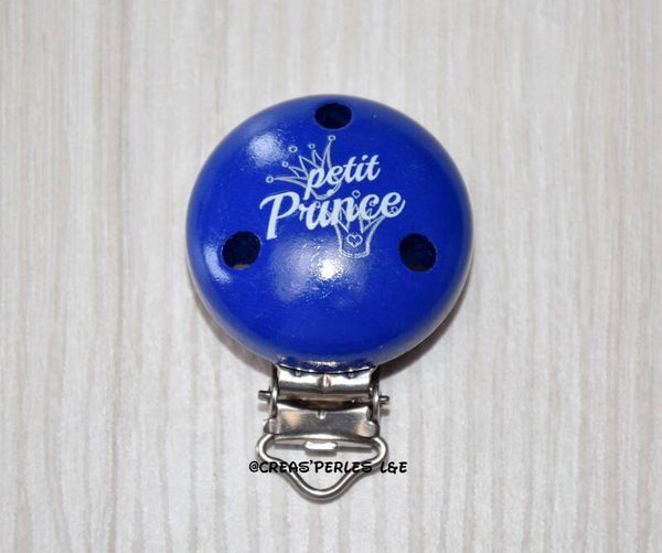 Clip bois petit prince bleu foncé