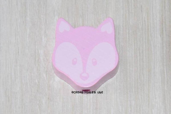 Perle renard bois rose clair