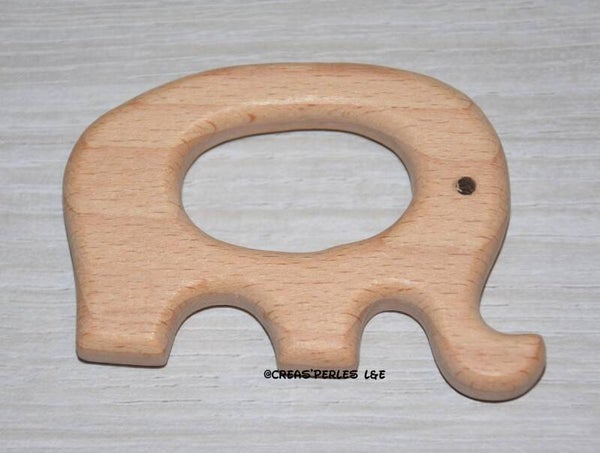 Anneau de dentition en bois éléphant