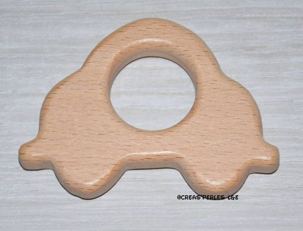 Anneau de dentition en bois voiture