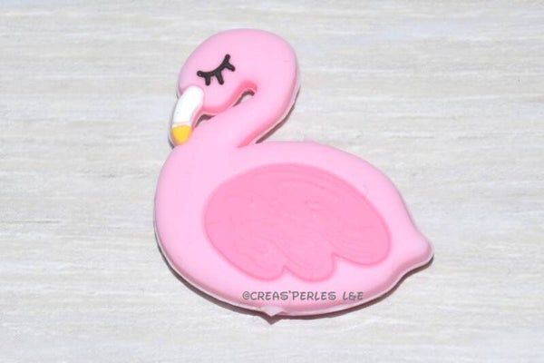 Flamant rose silicone rose