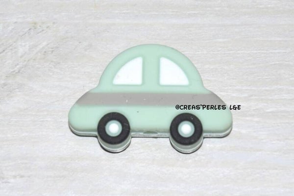 Voiture silicone menthe