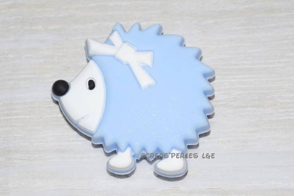 Hérisson new silicone bleu clair