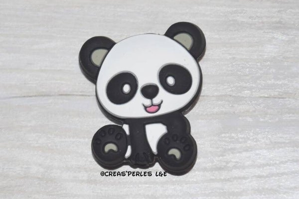 Panda entier silicone gris
