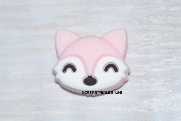 Tête de renard 2 silicone rose clair