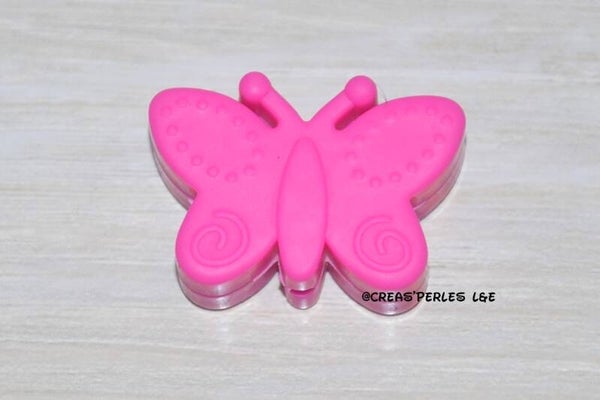 Papillon silicone rose fuchsia
