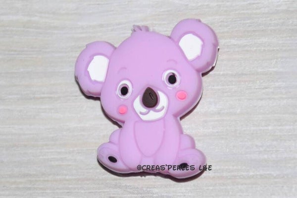 Koala entier silicone lilas foncé