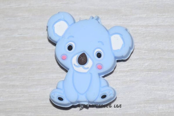 Koala entier silicone bleu clair