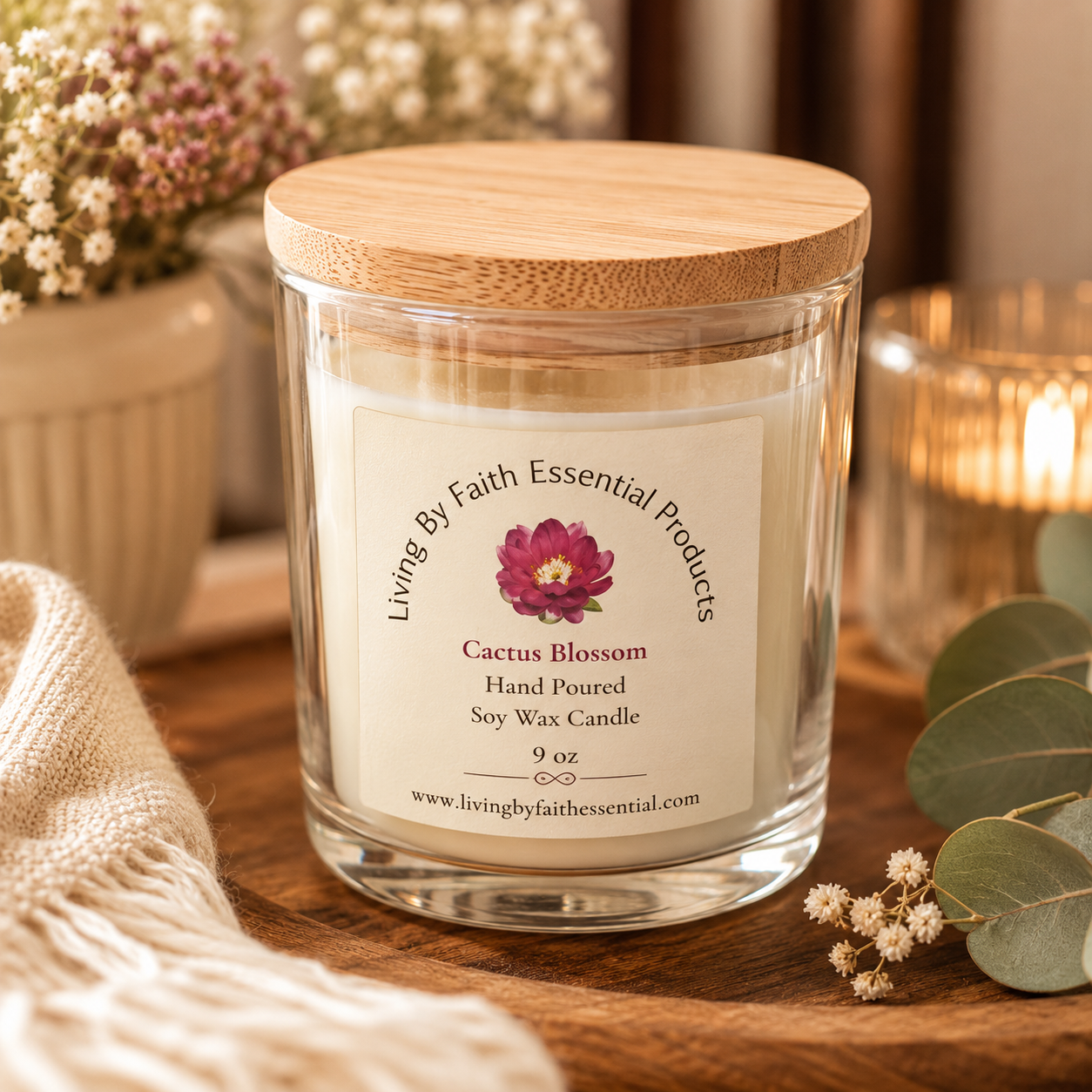8 oz Hand Poured Soy Wax Candle