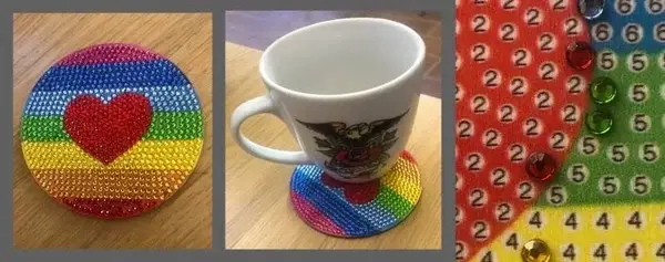 Glasunderlägg 148 ❤️ SÅLD 25 november 2025