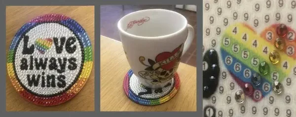 Glasunderlägg 28 SÅLD 🎉 3 oktober 2024