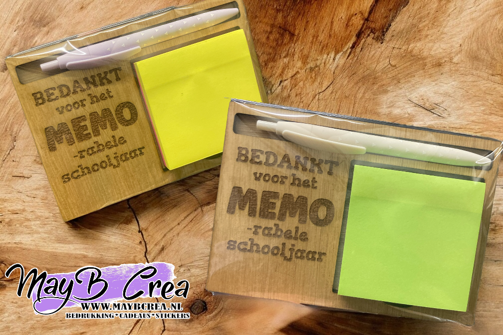 MEMO- Rabel schooljaar