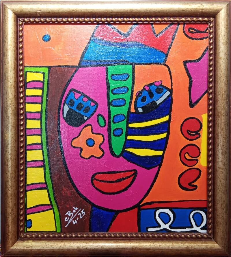 Title: Just Fun ( 56 x 64 incl. Frame ) - Price: 11.800D / 135€ / 120£ / 160$