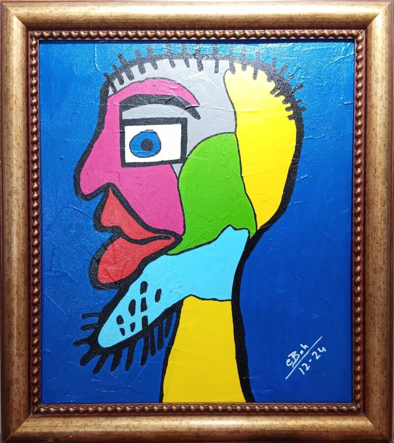 Title: Just Fun ( 56 x 64 incl. Frame ) - Price: 11.800D / 135€ / 120£ / 160$