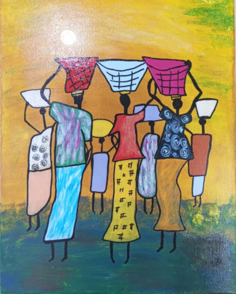 Title: Field Workers ( 50 x 61 ) - Price: 10.800D / 125€ / 108£ / 148$