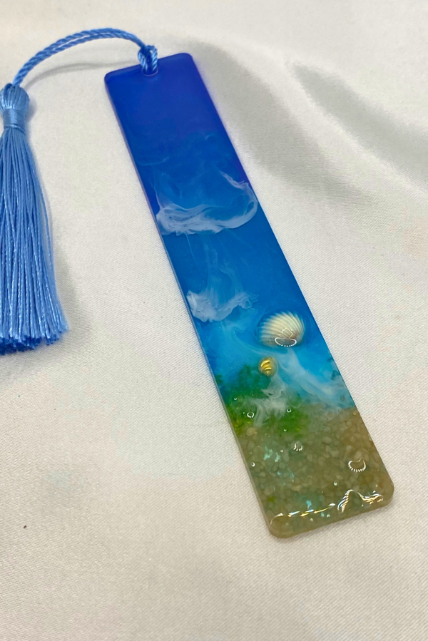 Lesezeichen aus Epoxidharz