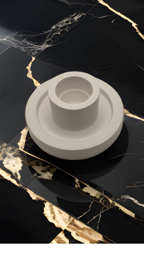 Kerzenhalter aus Keramikgießmasse