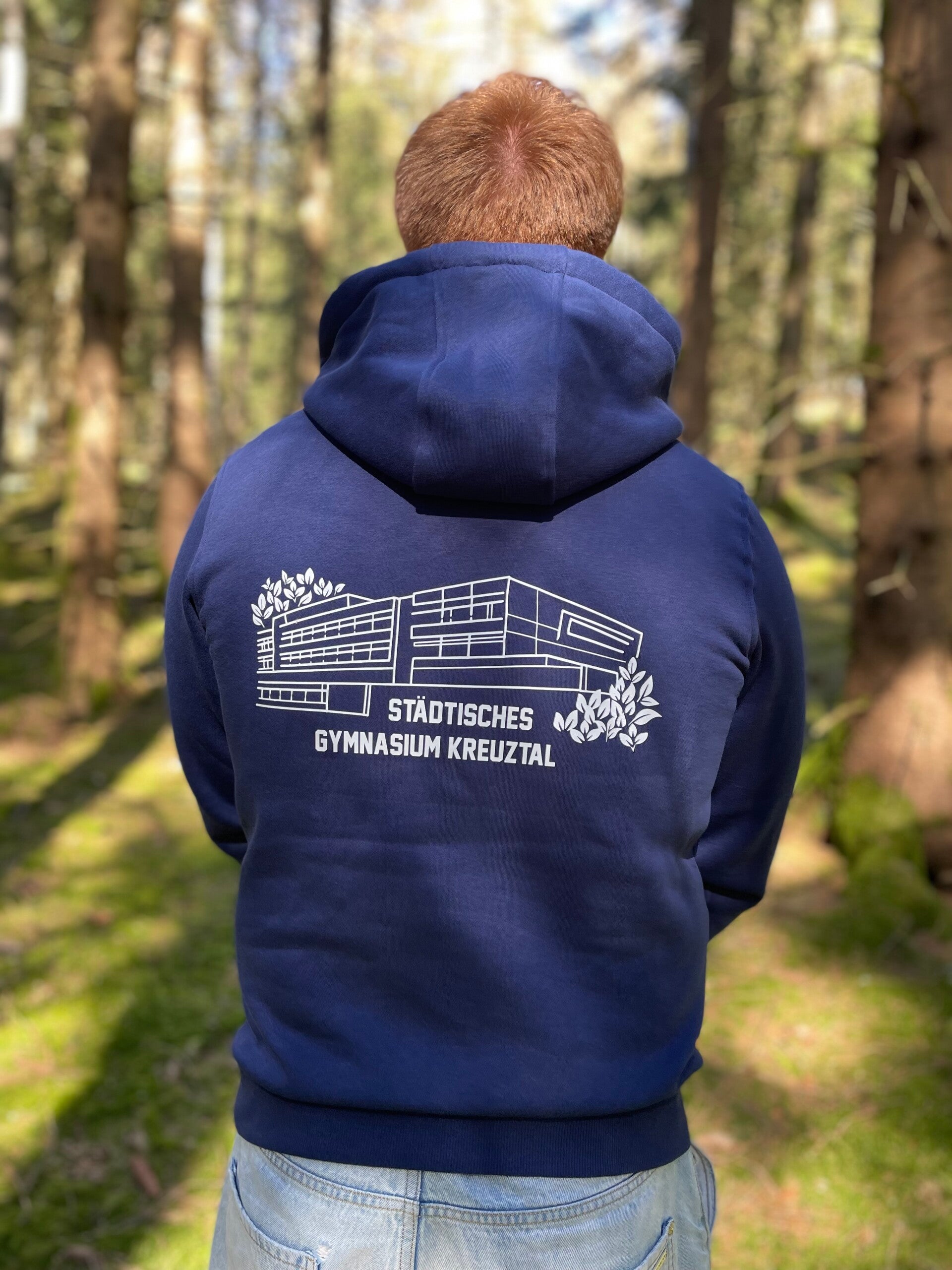 Premium Hoodie - Navy Blue