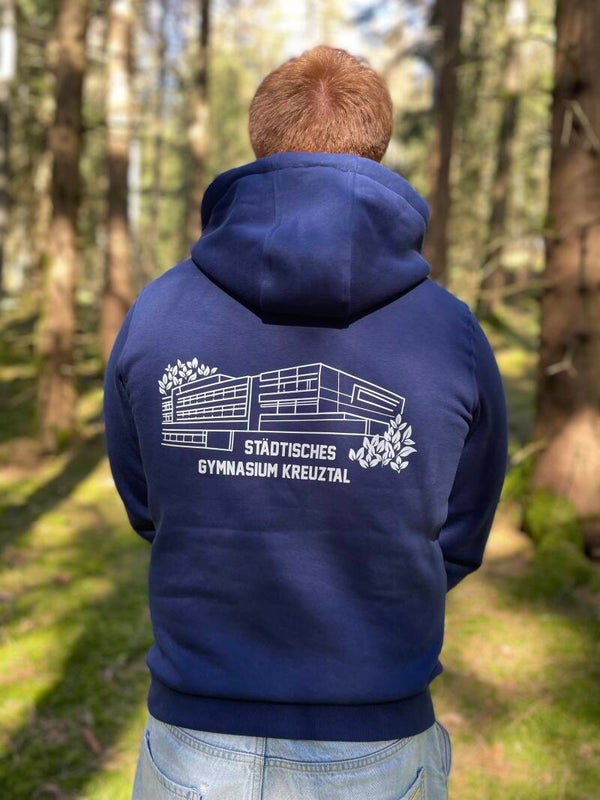 Premium Hoodie - Navy Blue