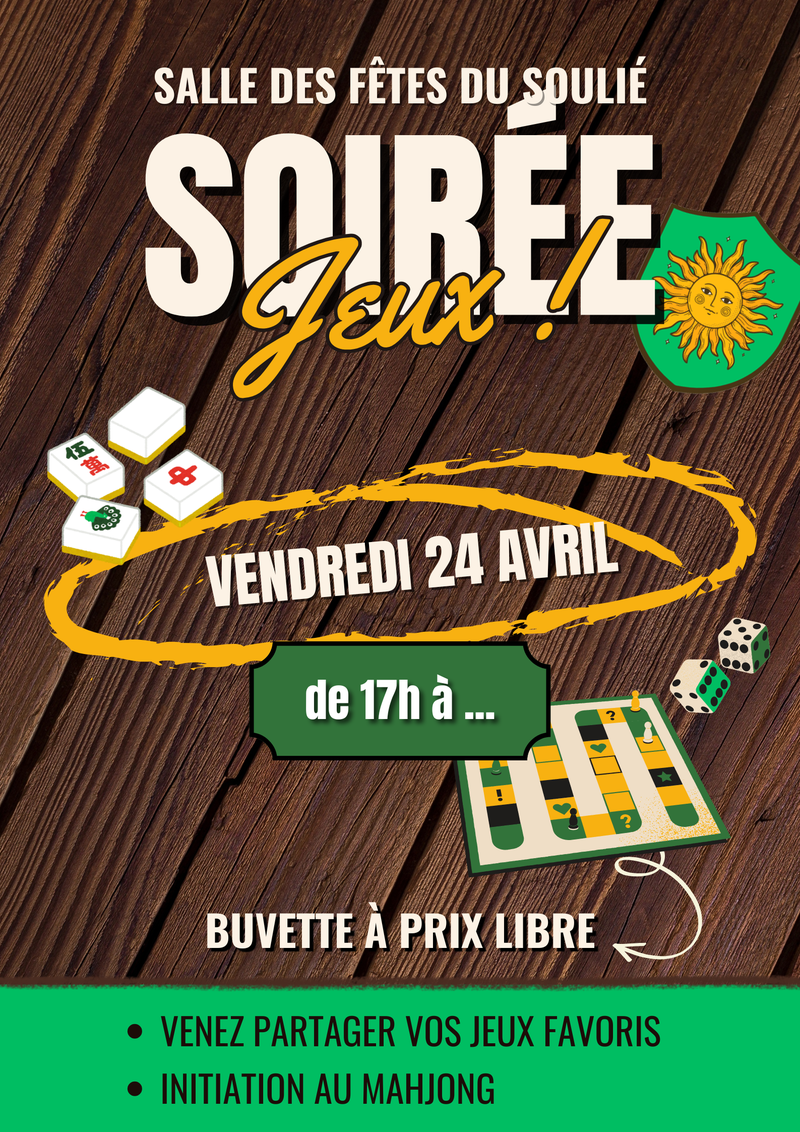 Soirée JEUX !