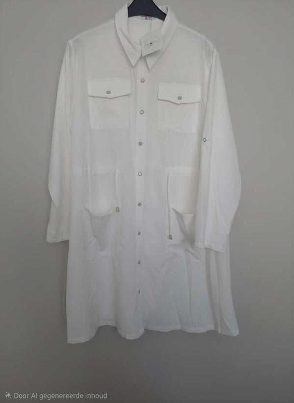 Blouse jurk wit