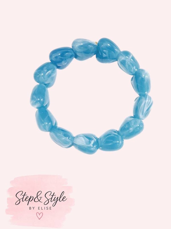 Kralen Armband Blauw